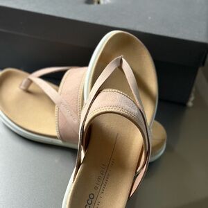 Ecco Women's Sandals - Soft Pink and Beige